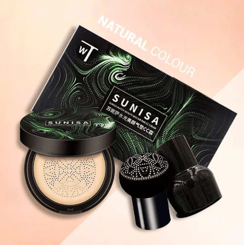 Sunisa Foundation – Air Cushion CC Cream | Waterproof, Full Coverage & Longwear Base