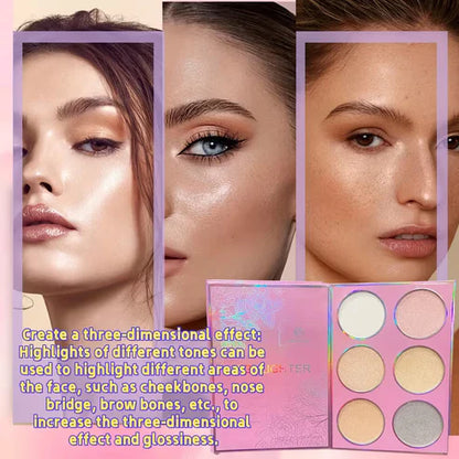 ONEYIOO 5-in-1 Complete Makeup Palette – Blush, Contour, Highlighter, Eyeshadow & Glow Kit