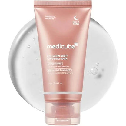 Medicube- Collagen Overnight Wrapping Peel Off Mask – Deep Hydration & Firmness for Pakistani Skin