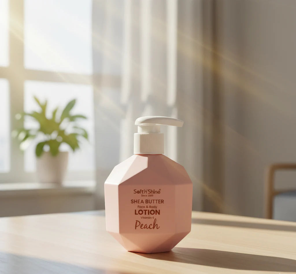 Soft’n’Shine Shea Butter Face & Body Lotion – Deep Moisture & Smooth Glow for Dry Skin