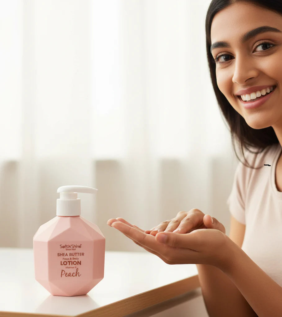 Soft’n’Shine Shea Butter Face & Body Lotion – Deep Moisture & Smooth Glow for Dry Skin