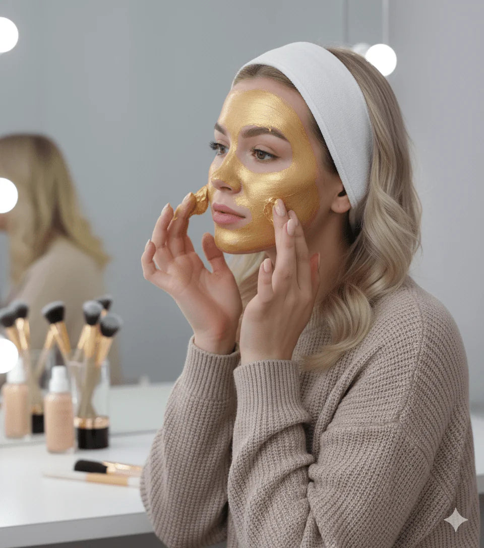 Gold Skin Repair Moisturizer Mask – Deep Hydration, Glow & Anti-Aging Treatment for Dry Skin