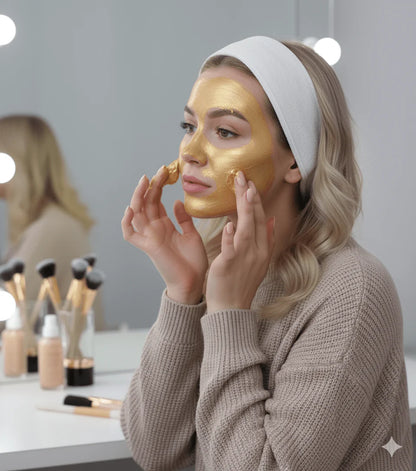Gold Skin Repair Moisturizer Mask – Deep Hydration, Glow & Anti-Aging Treatment for Dry Skin