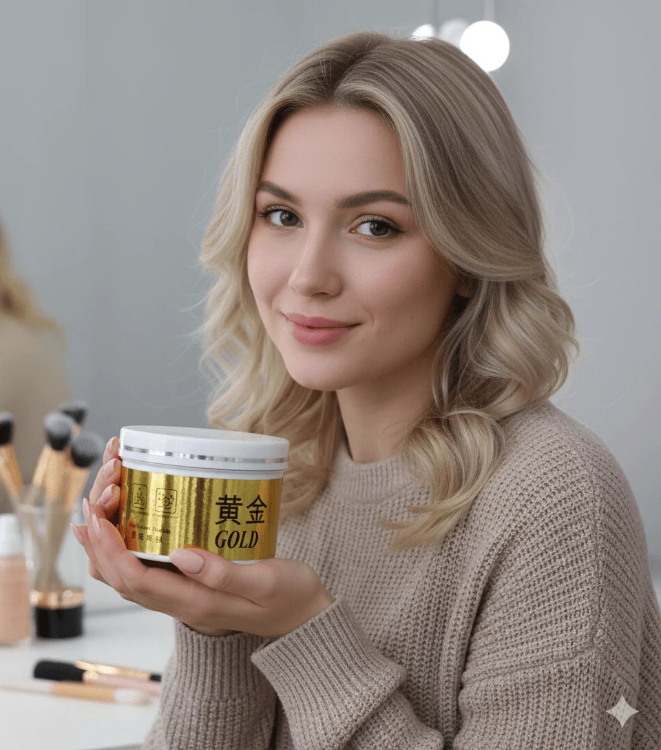 Gold Skin Repair Moisturizer Mask – Deep Hydration, Glow & Anti-Aging Treatment for Dry Skin
