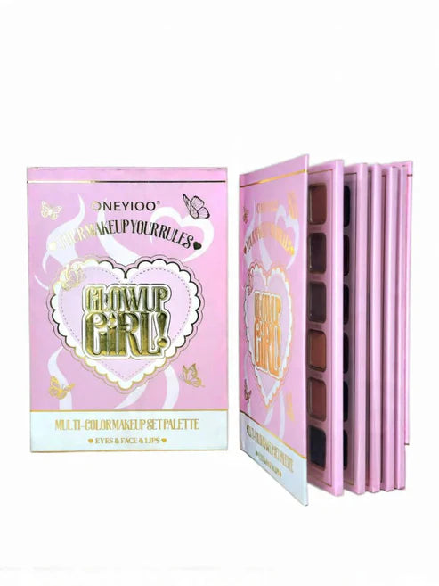 ONEYIOO 5-in-1 Multi-Color Makeup Palette – Blush, Contour, Highlighter & Eyeshadow All-in-One