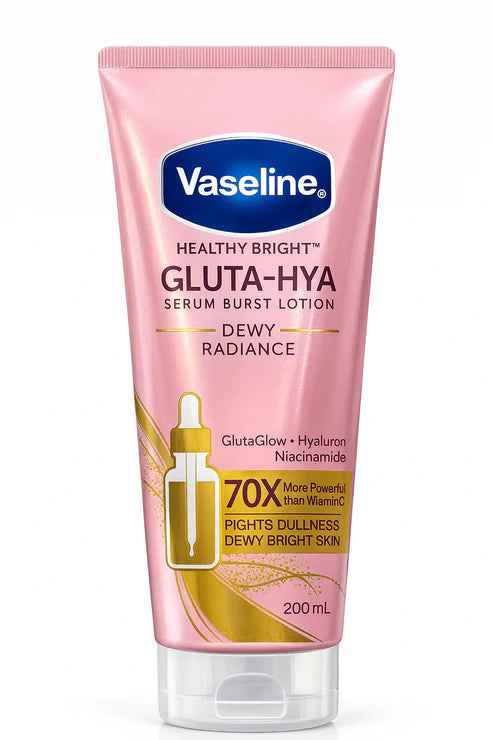 Vaseline – Healthy Bright Gluta-Hya Serum Burst Lotion | Deep Brightening, Spot Fade & 10X Glow Hydration