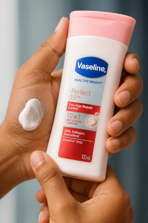 Vaseline – Healthy Bright Perfect 10 Pro-Age Repair Lotion | Anti-Aging, Firming & Skin Brightening