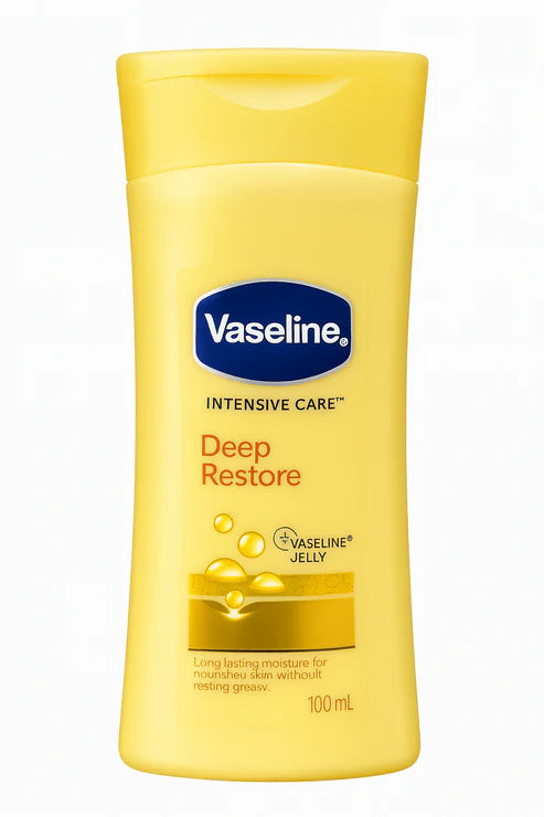 Vaseline – Intensive Care Deep Restore Lotion | Long-Lasting Moisture & Skin Repair for Dry Skin